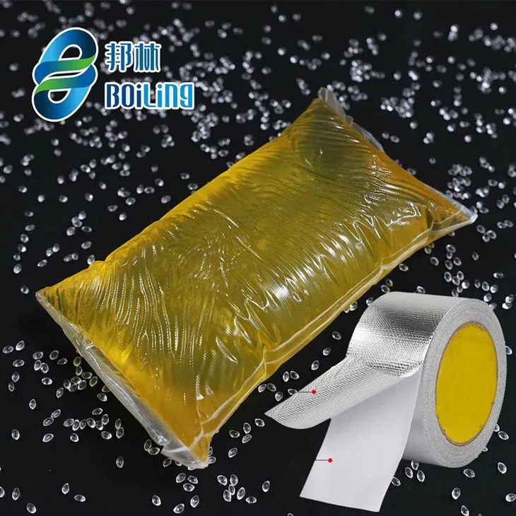 Tavné lepidlo s hliníkovou fóliou