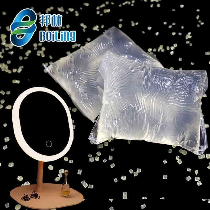 Tavné lepidlo na zapálené make-up zrkadlo