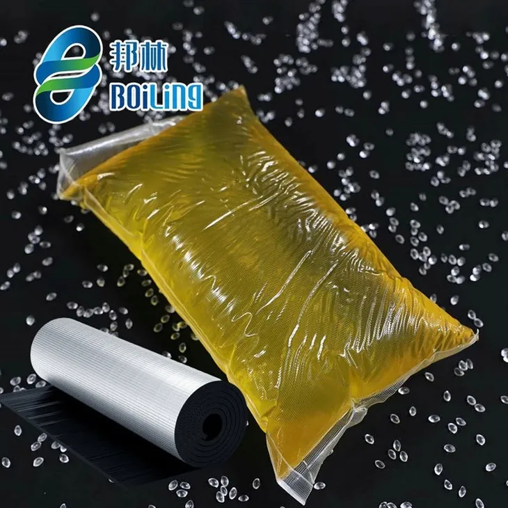 Tavné lepidlo citlivé na tlak na izolačnú bavlnu